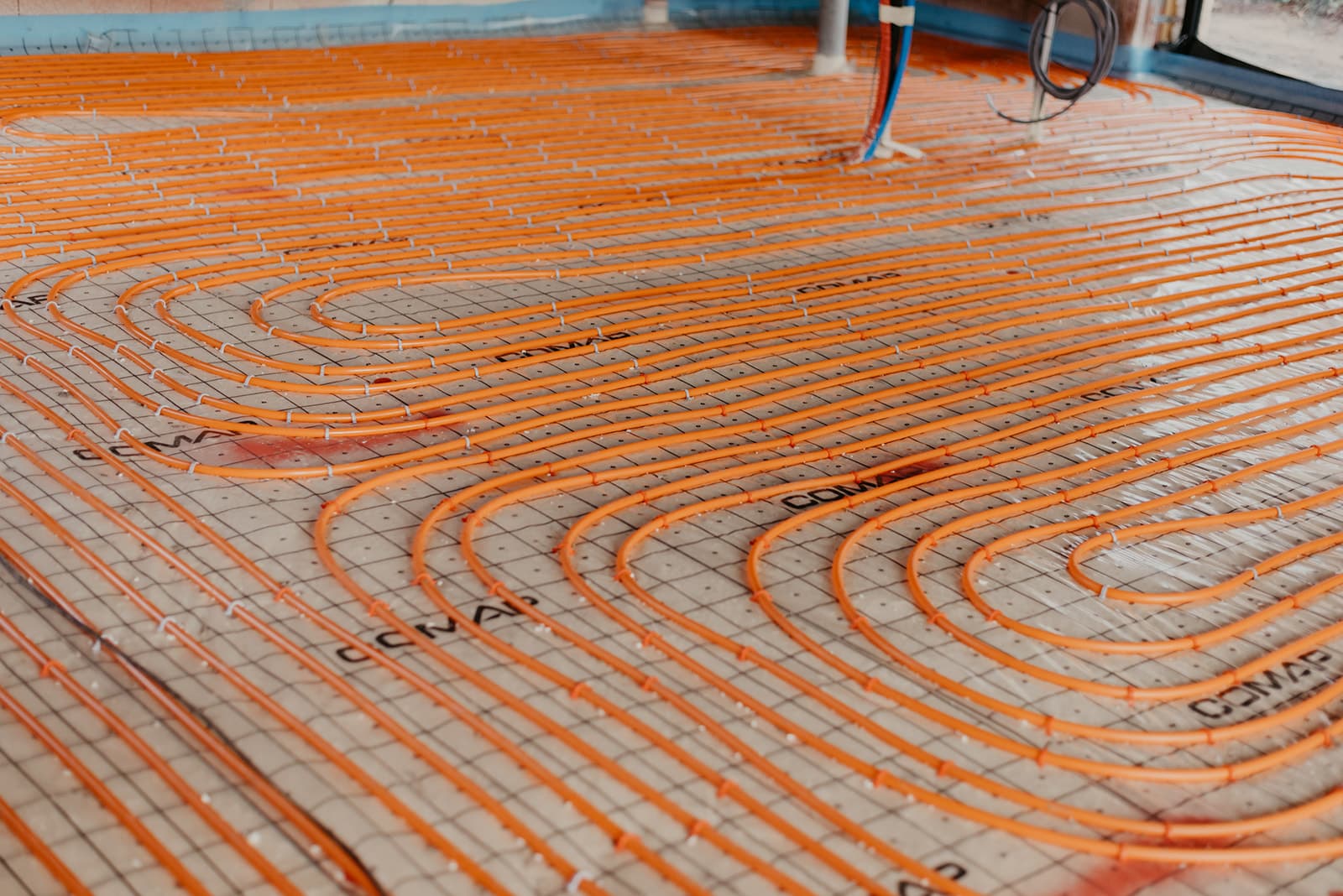 Vloerverwarming buizen